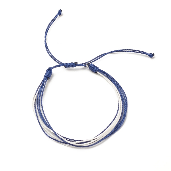 PandaHall Waxed Polyester Multi-strand Bracelet, Adjustable String Bracelet for Women, Medium Blue, Inner Diameter: 2-1/8~4-1/8 inch...
PandaHall Waxed Polyester Multi-strand Bracelet, Adjustable String Bracelet for Women, Medium Blue, Inner Diameter: 2-1/8~4-1/8 inch...
