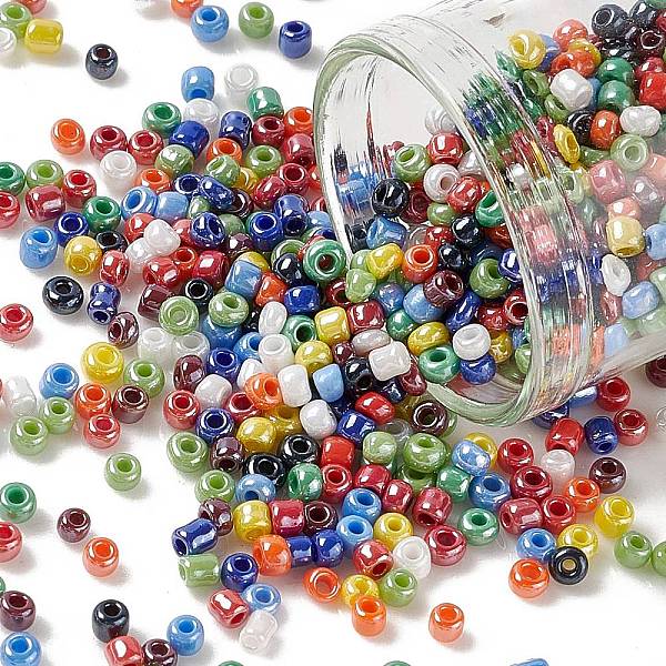 PandaHall Glass Seed Beads, Opaque Colors Lustered, Round, Mixed Color, 2mm, Hole: 1mm, about 30000pcs/pound Glass Multicolor
PandaHall Glass Seed Beads, Opaque Colors Lustered, Round, Mixed Color, 2mm, Hole: 1mm, about 30000pcs/pound Glass Multicolor