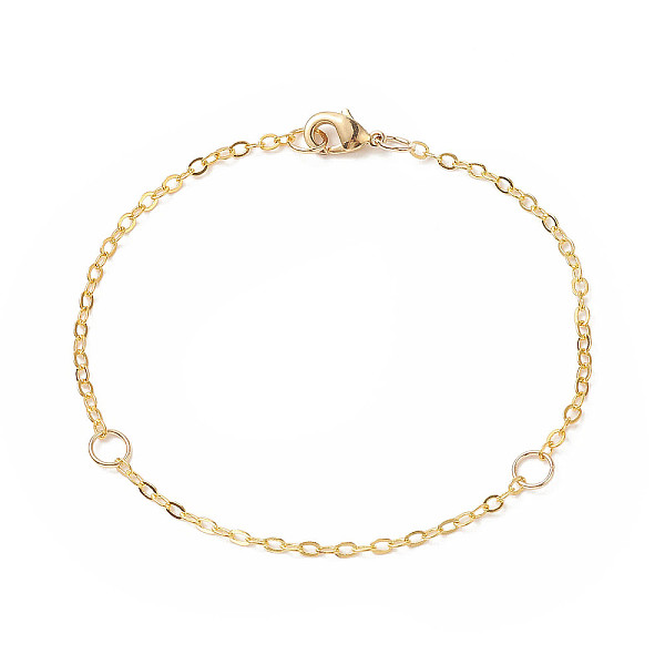 PandaHall Brass Curb Chain Bracelet for Men Women, Golden, 7 inch(17.7cm) Brass
PandaHall Brass Curb Chain Bracelet for Men Women, Golden, 7 inch(17.7cm) Brass