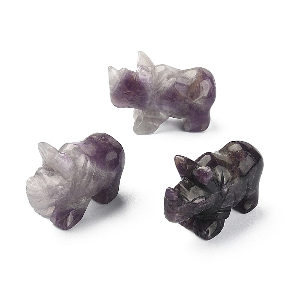 PandaHall Natural Amethyst Carved Healing Rhinoceros Figurines, Reiki Stones Statues for Energy Balancing Meditation Therapy...
PandaHall Natural Amethyst Carved Healing Rhinoceros Figurines, Reiki Stones Statues for Energy Balancing Meditation Therapy...