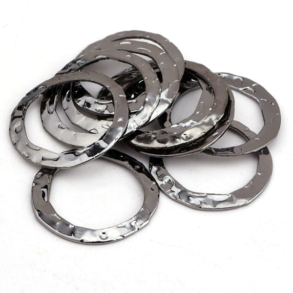 PandaHall Brass Linking Rings for Jewelry Accessories, Ring, Gunmetal, 16x1mm, Inner Diameter: 12.5mm Brass Ring
PandaHall Brass Linking Rings for Jewelry Accessories, Ring, Gunmetal, 16x1mm, Inner Diameter: 12.5mm Brass Ring