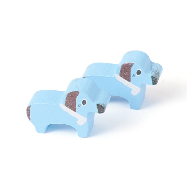 PandaHall Natural Wood Beads, Undrilled/No Hole Beads, Dog, Blue, 19x29.5x9mm Wood Dog Blue
PandaHall Natural Wood Beads, Undrilled/No Hole Beads, Dog, Blue, 19x29.5x9mm Wood Dog Blue
