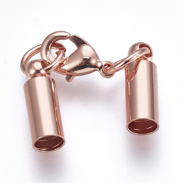 PandaHall Brass Lobster Claw Clasps, with Cord Ends, Long-Lasting Plated, Real Rose Gold Plated, 39mm, Hole: 3mm Brass Others
PandaHall Brass Lobster Claw Clasps, with Cord Ends, Long-Lasting Plated, Real Rose Gold Plated, 39mm, Hole: 3mm Brass Others