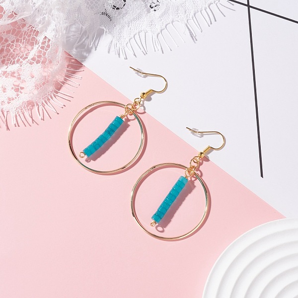 PandaHall Natural Jade Beads Dangle Earrings for Women, Ring with Stone Beads Tassel Drop Earrings, Golden, 60mm, Pin: 0.6mm Jade
PandaHall Natural Jade Beads Dangle Earrings for Women, Ring with Stone Beads Tassel Drop Earrings, Golden, 60mm, Pin: 0.6mm Jade