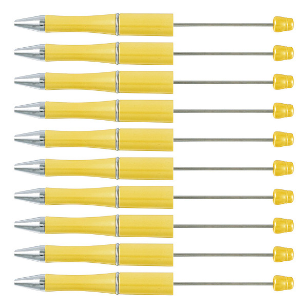 PandaHall ABS Plastic Ball-Point Pen, Baking Paint Beadable Pen, for DIY Personalized Pen with Jewelry Bead, Light Khaki, 147x11.5mm Plastic...
PandaHall ABS Plastic Ball-Point Pen, Baking Paint Beadable Pen, for DIY Personalized Pen with Jewelry Bead, Light Khaki, 147x11.5mm Plastic...