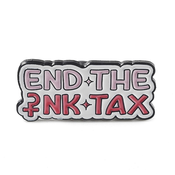 PandaHall Word End The Tax Enamel Pins, Black Alloy Brooches for Women, WhiteSmoke, 14x30x2mm Alloy+Enamel Word White
PandaHall Word End The Tax Enamel Pins, Black Alloy Brooches for Women, WhiteSmoke, 14x30x2mm Alloy+Enamel Word White