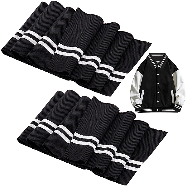 PandaHall BENECREAT 2Pcs 95% Cotton & 5% Elastic Fiber Ribbing Fabric for Cuffs, Waistbands Neckline Collar Trim, Metallic Stripe Pattern..., Silver
PandaHall BENECREAT 2Pcs 95% Cotton & 5% Elastic Fiber Ribbing Fabric for Cuffs, Waistbands Neckline Collar Trim, Metallic Stripe Pattern..., Silver