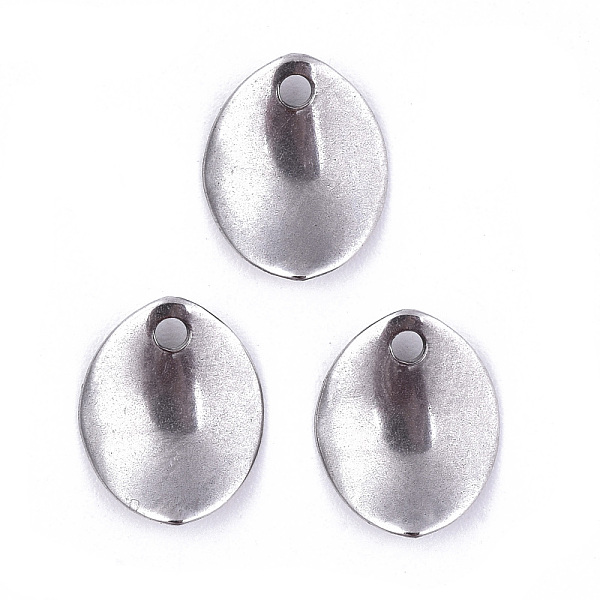 PandaHall 201 Stainless Steel Charms, Laser Cut, Oval, Stainless Steel Color, 11x9x1.5mm, Hole: 1.4mm 201 Stainless Steel Oval
PandaHall 201 Stainless Steel Charms, Laser Cut, Oval, Stainless Steel Color, 11x9x1.5mm, Hole: 1.4mm 201 Stainless Steel Oval