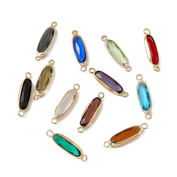 PandaHall Transparent K9 Glass Connector Charms, with Light Gold Plated Brass Findings, Faceted, Rectangle Links, Mixed Color, 22.5x6x3.4mm..., Multicolor
PandaHall Transparent K9 Glass Connector Charms, with Light Gold Plated Brass Findings, Faceted, Rectangle Links, Mixed Color, 22.5x6x3.4mm..., Multicolor