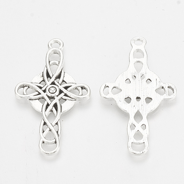 PandaHall Tibetan Style Alloy Pendants, Cross, Antique Silver, 41x24x2.5mm, Hole: 2mm Alloy Cross
PandaHall Tibetan Style Alloy Pendants, Cross, Antique Silver, 41x24x2.5mm, Hole: 2mm Alloy Cross