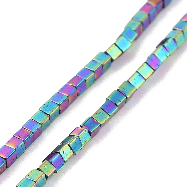 PandaHall Electroplated Non-magnetic Synthetic Hematite Beads Strands, Cube, Multi-color Plated, 1.5x1.5x1.5mm, Hole: 0.5mm, about...
PandaHall Electroplated Non-magnetic Synthetic Hematite Beads Strands, Cube, Multi-color Plated, 1.5x1.5x1.5mm, Hole: 0.5mm, about...