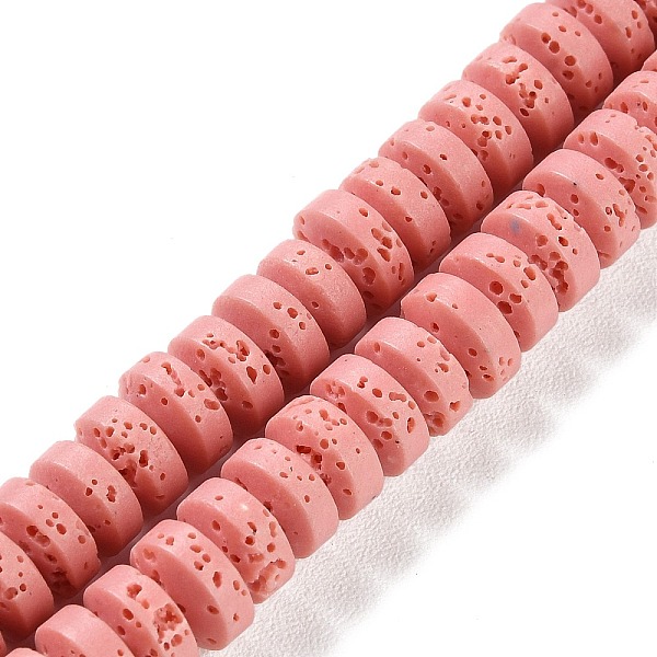 PandaHall Synthetic Lava Rock Dyed Beads Strands, Rondelle, Pink, 8~8.5x4mm, Hole: 0.7mm, about 90pcs/strand, 14.96''(38cm) Lava Rock...
PandaHall Synthetic Lava Rock Dyed Beads Strands, Rondelle, Pink, 8~8.5x4mm, Hole: 0.7mm, about 90pcs/strand, 14.96''(38cm) Lava Rock...