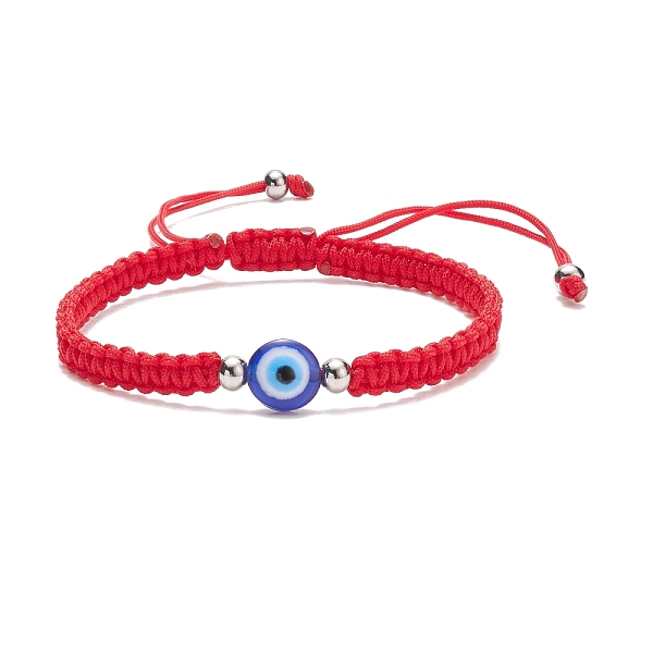 PandaHall Resin Evil Eye Braided Bead Bracelet, Red Adjustable Bracelet for Kid, Blue, Inner Diameter: 2-1/8~2-7/8 inch(5.5~7.4cm) Resin...
PandaHall Resin Evil Eye Braided Bead Bracelet, Red Adjustable Bracelet for Kid, Blue, Inner Diameter: 2-1/8~2-7/8 inch(5.5~7.4cm) Resin...