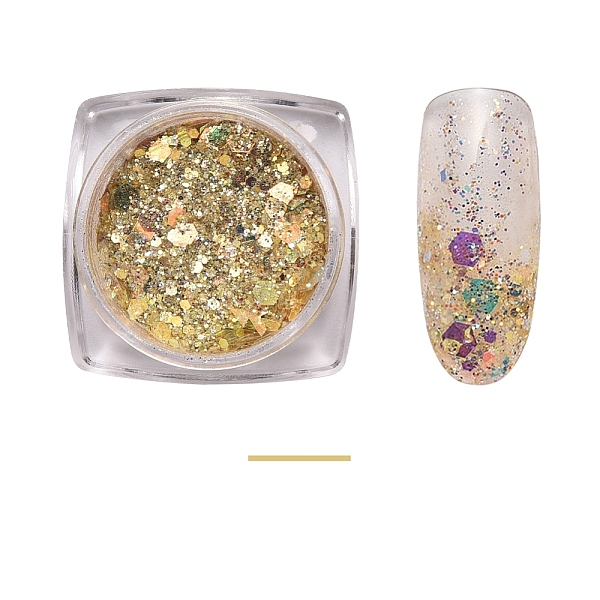 PandaHall Shining Nail Art Glitter, Manicure Sequins and Shining Powder, DIY Sparkly Paillette Tips Nail, Dark Khaki, 1~3x1~3mm Plastic...
PandaHall Shining Nail Art Glitter, Manicure Sequins and Shining Powder, DIY Sparkly Paillette Tips Nail, Dark Khaki, 1~3x1~3mm Plastic...