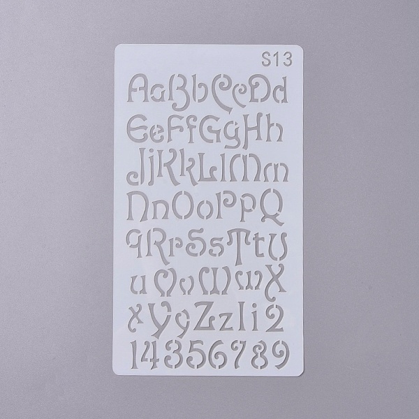 PandaHall Plastic Drawing Stencil, For DIY Scrapbooking, Alphabet Letter A~Z & Lowercase Letter a~z & Number 1~9 Pattern, White...
PandaHall Plastic Drawing Stencil, For DIY Scrapbooking, Alphabet Letter A~Z & Lowercase Letter a~z & Number 1~9 Pattern, White...