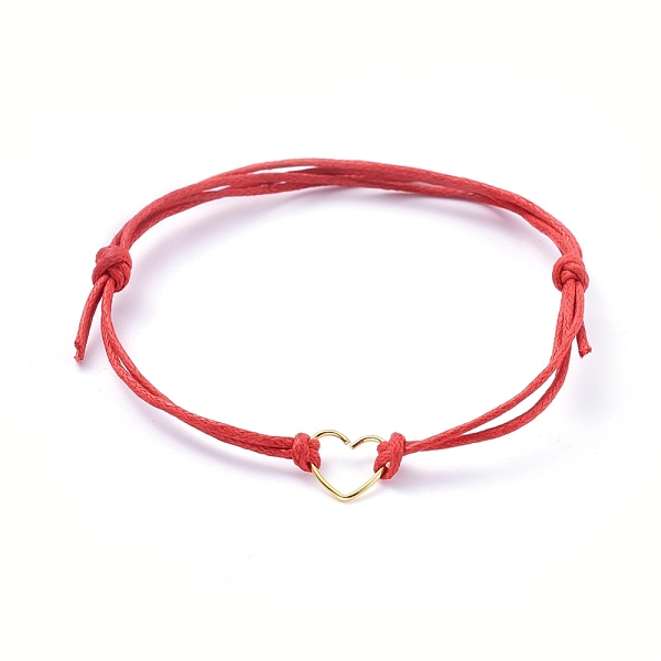 PandaHall Adjustable Waxed Cotton Cord Bracelets, Red String Bracelets, with 304 Stainless Steel Heart Jump Ring, Red, 1-5/8 inch~3-1/2 inch...
PandaHall Adjustable Waxed Cotton Cord Bracelets, Red String Bracelets, with 304 Stainless Steel Heart Jump Ring, Red, 1-5/8 inch~3-1/2 inch...