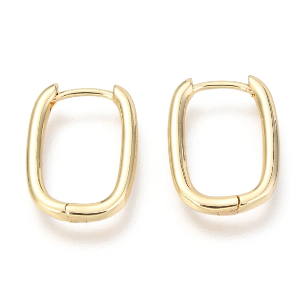 PandaHall Brass Huggie Hoop Earrings, Oval, Real 18K Gold Plated, 16x12x2mm, Pin: 1mm Brass Oval
PandaHall Brass Huggie Hoop Earrings, Oval, Real 18K Gold Plated, 16x12x2mm, Pin: 1mm Brass Oval