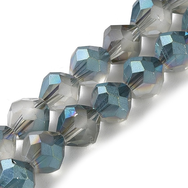 PandaHall Electroplate Transparent Glass Beads Strands, Frosted, Rainbow Plated, Faceted Bicone, Cadet Blue, 10x9.5mm, Hole: 1.2mm, about...
PandaHall Electroplate Transparent Glass Beads Strands, Frosted, Rainbow Plated, Faceted Bicone, Cadet Blue, 10x9.5mm, Hole: 1.2mm, about...