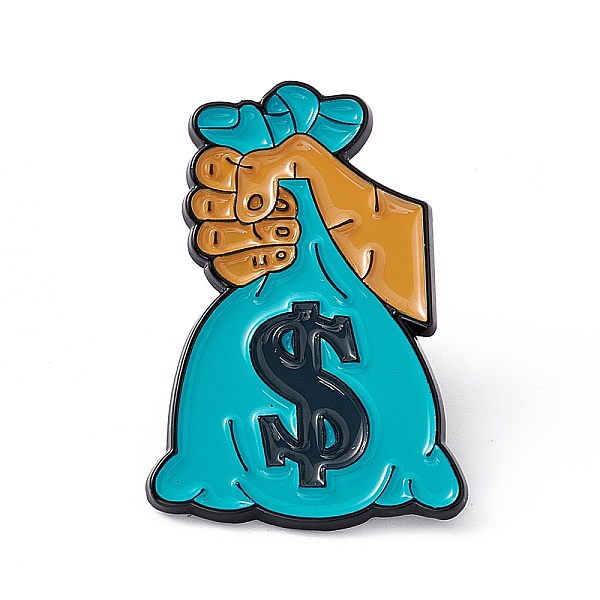 PandaHall Dollar Money Enamel Pin, Alloy Brooch for Backpack Clothes, Bag Pattern, 30x21x1.5mm, Pin: 1.2mm Alloy+Enamel Bag
PandaHall Dollar Money Enamel Pin, Alloy Brooch for Backpack Clothes, Bag Pattern, 30x21x1.5mm, Pin: 1.2mm Alloy+Enamel Bag