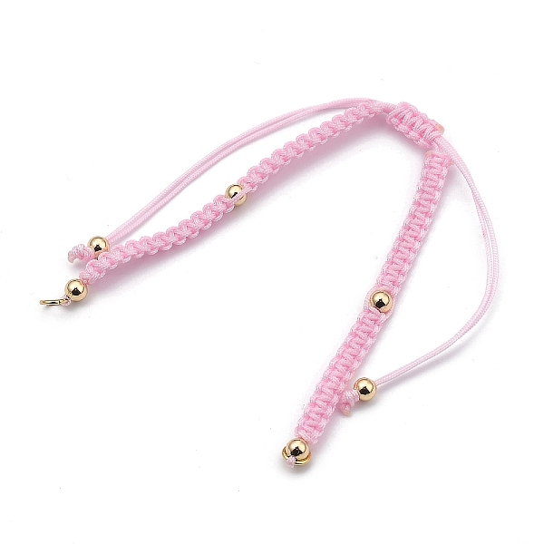 PandaHall Braided Nylon Bracelet Making, with 304 Stainless Steel Open Jump Rings and Round Brass Beads, Golden, Pink, Single Chain Length...
PandaHall Braided Nylon Bracelet Making, with 304 Stainless Steel Open Jump Rings and Round Brass Beads, Golden, Pink, Single Chain Length...