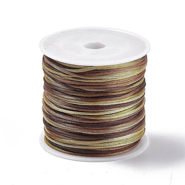 PandaHall Segment Dyed Nylon Thread Cord, Rattail Satin Cord, for DIY Jewelry Making, Chinese Knot, Sienna, 1mm Nylon Brown
PandaHall Segment Dyed Nylon Thread Cord, Rattail Satin Cord, for DIY Jewelry Making, Chinese Knot, Sienna, 1mm Nylon Brown