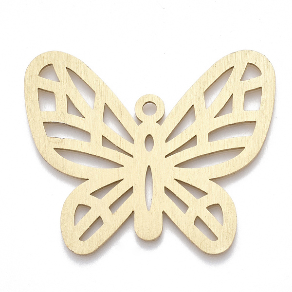 PandaHall Aluminium Big Pendants, Laser Cut Big Pendants, Butterfly, Golden, 41.5x50x1mm, Hole: 3mm Aluminum Butterfly
PandaHall Aluminium Big Pendants, Laser Cut Big Pendants, Butterfly, Golden, 41.5x50x1mm, Hole: 3mm Aluminum Butterfly