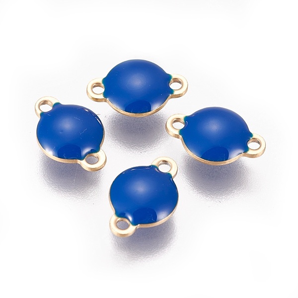 PandaHall Ion Plating(IP) 304 Stainless Steel Enamel Links connectors, Enamelled Sequins, Flat Round, Golden, Marine Blue, 12x8x4mm, Hole...
PandaHall Ion Plating(IP) 304 Stainless Steel Enamel Links connectors, Enamelled Sequins, Flat Round, Golden, Marine Blue, 12x8x4mm, Hole...