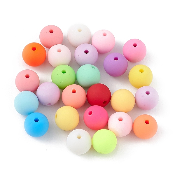 PandaHall Rubberized Style Opaque Acrylic Beads, Round, Mixed Color, 16mm, Hole: 3mm, about 220pcs/500g Acrylic Round Multicolor
PandaHall Rubberized Style Opaque Acrylic Beads, Round, Mixed Color, 16mm, Hole: 3mm, about 220pcs/500g Acrylic Round Multicolor