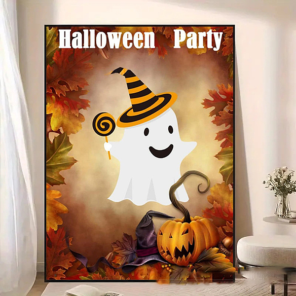 PandaHall DIY Halloween Theme Diamond Painting Kit, Including Resin Rhinestones Bag, Diamond Sticky Pen, Tray Plate and Glue Clay, Ghost...
PandaHall DIY Halloween Theme Diamond Painting Kit, Including Resin Rhinestones Bag, Diamond Sticky Pen, Tray Plate and Glue Clay, Ghost...
