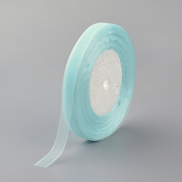 PandaHall Sheer Organza Ribbon, DIY Material for Ribbon, Pale Turquoise, 1/2 inch(12mm), about 50yards/roll(45.72m/roll) Polyester Cyan
PandaHall Sheer Organza Ribbon, DIY Material for Ribbon, Pale Turquoise, 1/2 inch(12mm), about 50yards/roll(45.72m/roll) Polyester Cyan