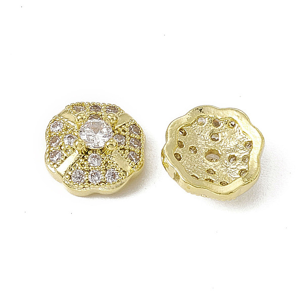 PandaHall Brass Pave Clear Cubic Zirconia Cabochons, Nail Art Decoration Accessories, with Glass Rhinestone, Four Leaf Clover, Light Gold...
PandaHall Brass Pave Clear Cubic Zirconia Cabochons, Nail Art Decoration Accessories, with Glass Rhinestone, Four Leaf Clover, Light Gold...