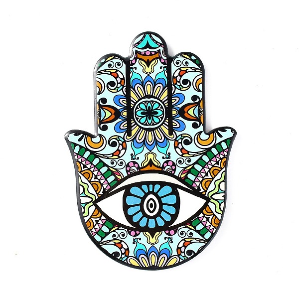 PandaHall Hamsa Hand/Hand of Miriam with Evil Eye Pattern Porcelain Cup Mats, Anti-Slip Heat Resistant Cork Bottom Coasters, Light Cyan...
PandaHall Hamsa Hand/Hand of Miriam with Evil Eye Pattern Porcelain Cup Mats, Anti-Slip Heat Resistant Cork Bottom Coasters, Light Cyan...