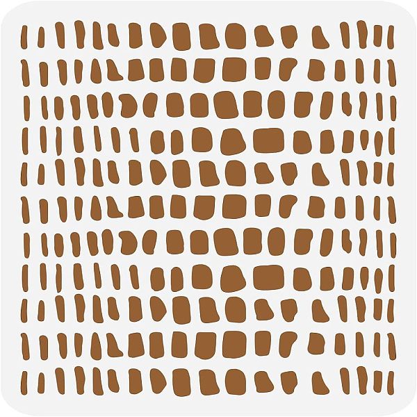 PandaHall FINGERINSPIRE Geometric Spots Painting Stencil 11.7x8.3 inch Large Plastic Crocodile Skin Stencils Irregular Square Shape Art...
PandaHall FINGERINSPIRE Geometric Spots Painting Stencil 11.7x8.3 inch Large Plastic Crocodile Skin Stencils Irregular Square Shape Art...