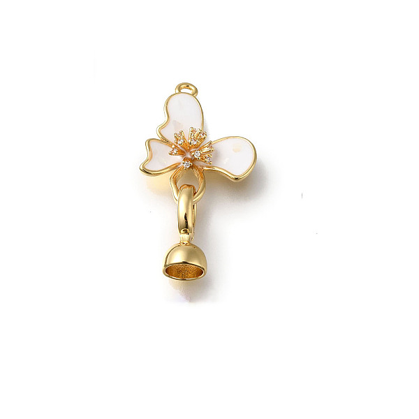 PandaHall Brass Micro Pave Clear Cubic Zirconia Fold Over Clasps, with Enamel Shell, Butterfly, Real 18K Gold Plated, 34mm Brass+Cubic...
PandaHall Brass Micro Pave Clear Cubic Zirconia Fold Over Clasps, with Enamel Shell, Butterfly, Real 18K Gold Plated, 34mm Brass+Cubic...