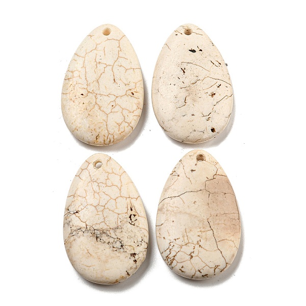 PandaHall Natural Howlite Pendants, Teardrop Charms, 47x30x8mm, Hole: 2mm Howlite Teardrop
PandaHall Natural Howlite Pendants, Teardrop Charms, 47x30x8mm, Hole: 2mm Howlite Teardrop