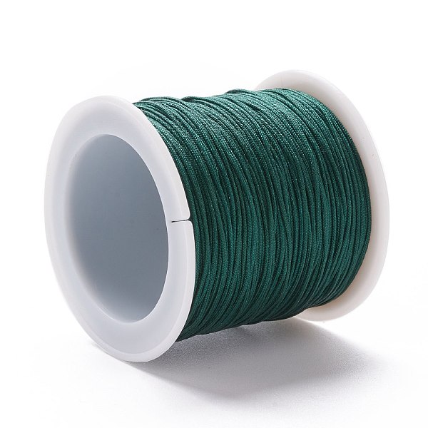 PandaHall Braided Nylon Thread, DIY Material for Jewelry Making, Teal, 0.8mm, 100yards/roll Nylon Cyan
PandaHall Braided Nylon Thread, DIY Material for Jewelry Making, Teal, 0.8mm, 100yards/roll Nylon Cyan