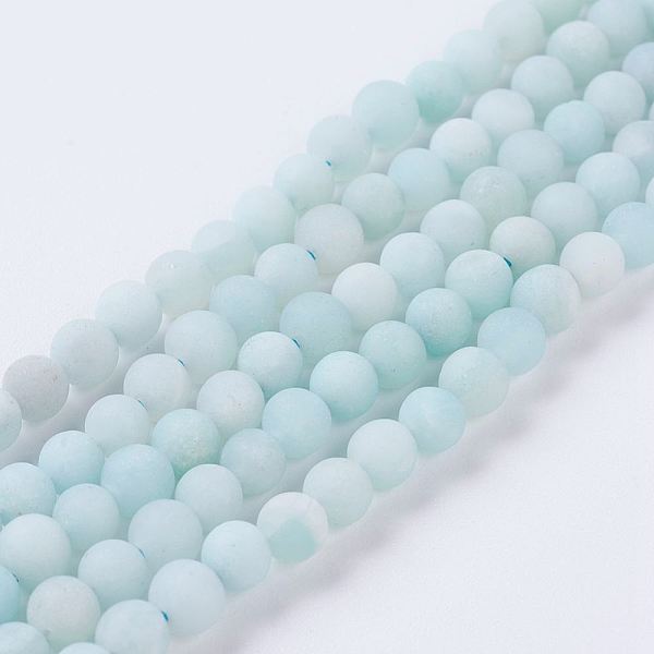 PandaHall Natural Amazonite Beads Strands, Grade A, Frosted, Round, 4mm, Hole: 1mm, about 90pcs/strand, 15.1 inch Amazonite Round
PandaHall Natural Amazonite Beads Strands, Grade A, Frosted, Round, 4mm, Hole: 1mm, about 90pcs/strand, 15.1 inch Amazonite Round