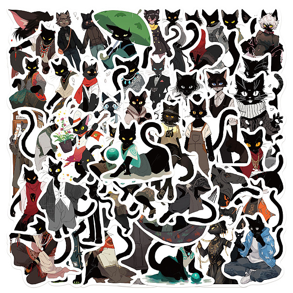 PandaHall 50Pcs Black Cat PVC Waterproof Sticker Labels, Self-adhesion, for Suitcase, Skateboard, Refrigerator, Helmet, Mobile Phone Shell..., Multicolor
PandaHall 50Pcs Black Cat PVC Waterproof Sticker Labels, Self-adhesion, for Suitcase, Skateboard, Refrigerator, Helmet, Mobile Phone Shell..., Multicolor
