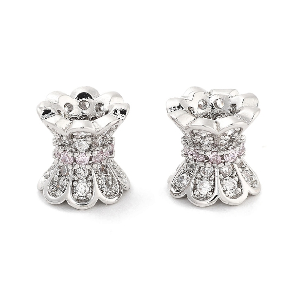 PandaHall Brass Micro Pave Clear Cubic Zirconia Beads, Column, Platinum, Wavy edge, Pink, 8.2x8mm, Hole: 1.8mm Brass+Cubic Zirconia Column...
PandaHall Brass Micro Pave Clear Cubic Zirconia Beads, Column, Platinum, Wavy edge, Pink, 8.2x8mm, Hole: 1.8mm Brass+Cubic Zirconia Column...
