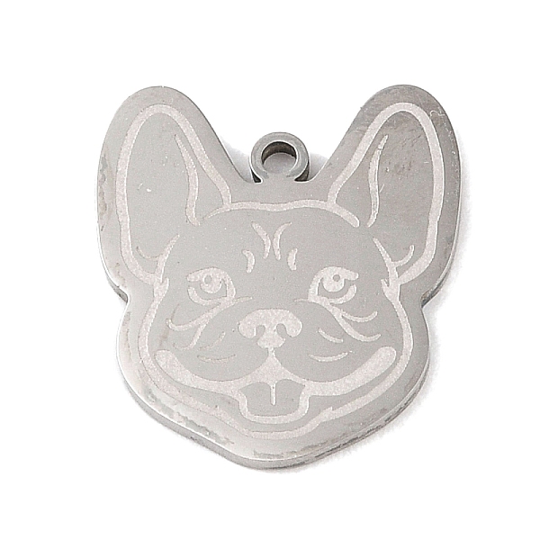 PandaHall 304 Stainless Steel Pendants, Bulldog Charm, Stainless Steel Color, 21.5x19.5x1.5mm, Hole: 1mm 304 Stainless Steel Dog
PandaHall 304 Stainless Steel Pendants, Bulldog Charm, Stainless Steel Color, 21.5x19.5x1.5mm, Hole: 1mm 304 Stainless Steel Dog