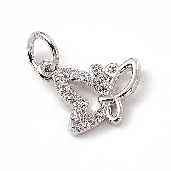PandaHall Brass Micro Pave Clear Cubic Zirconia Butterfly Charms, with Open Jump Rings, Platinum, 10x12x2mm, Jump Ring: 4.5x0.7mm, Inner...
PandaHall Brass Micro Pave Clear Cubic Zirconia Butterfly Charms, with Open Jump Rings, Platinum, 10x12x2mm, Jump Ring: 4.5x0.7mm, Inner...