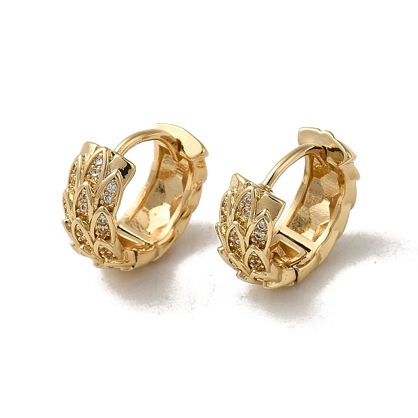 PandaHall Brass Micro Pave Cubic Zirconia Hoop Earring, Leaf, Light Gold, 14x6mm Brass Leaf Clear
PandaHall Brass Micro Pave Cubic Zirconia Hoop Earring, Leaf, Light Gold, 14x6mm Brass Leaf Clear