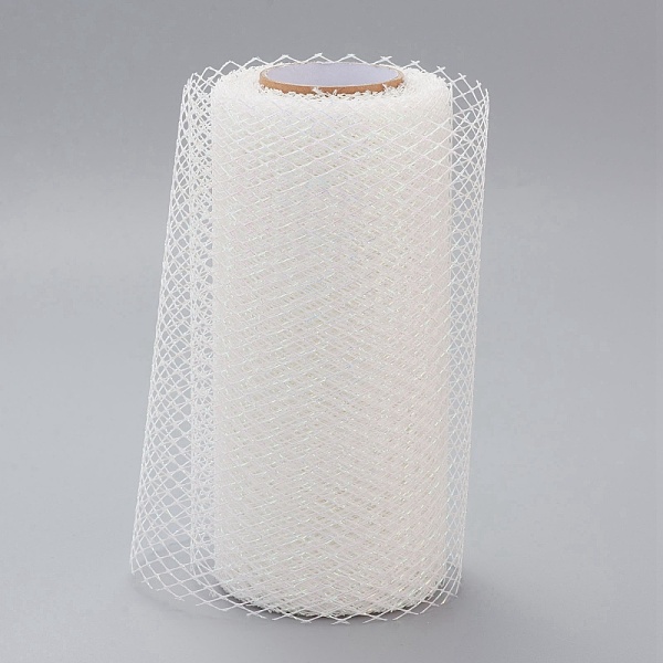 PandaHall Glitter Deco Mesh Ribbons, Tulle Fabric, Rhombus Mesh Tulle Fabric, for Wedding Party Decoration, Skirts Decoration Making, White...
PandaHall Glitter Deco Mesh Ribbons, Tulle Fabric, Rhombus Mesh Tulle Fabric, for Wedding Party Decoration, Skirts Decoration Making, White...
