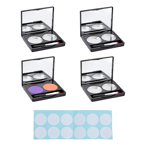 PandaHall SUPERFINDINGS 6 Sets Plastic Empty Eye Shadow Case Black DIY Empty Eyeshadow Box 2 Compartments Eyeshadow Palettes Sub Boxes with...
PandaHall SUPERFINDINGS 6 Sets Plastic Empty Eye Shadow Case Black DIY Empty Eyeshadow Box 2 Compartments Eyeshadow Palettes Sub Boxes with...