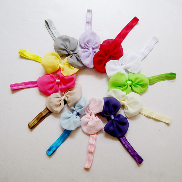 PandaHall Elastic Baby Headbands, with Random Color Elastic Cord, Baby Girl Headbands And Bows, Mixed Color, 110mm Cloth Multicolor
PandaHall Elastic Baby Headbands, with Random Color Elastic Cord, Baby Girl Headbands And Bows, Mixed Color, 110mm Cloth Multicolor