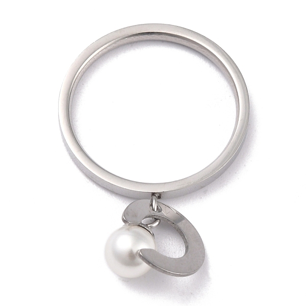 PandaHall Dual-use Items, 304 Stainless Steel Finger Rings or Pendants, with Plastic Round Beads, Stainless Steel Color, White, Letter.C, US...
PandaHall Dual-use Items, 304 Stainless Steel Finger Rings or Pendants, with Plastic Round Beads, Stainless Steel Color, White, Letter.C, US...