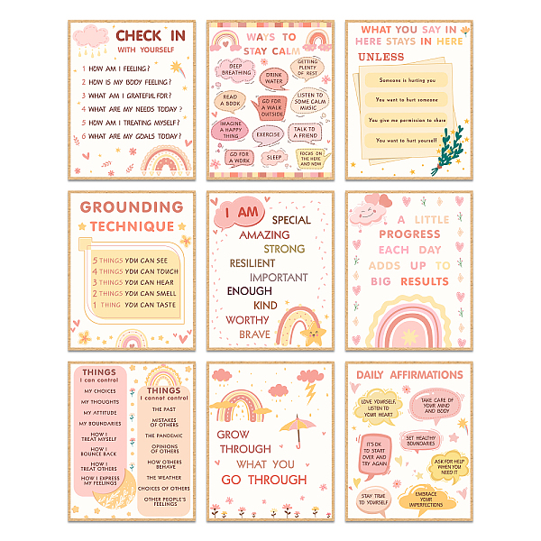 PandaHall Chemical Fiber Oil Canvas Hanging Painting, Home Wall Decoration Accessories, Word, 250x200mm, 9pcs/set Fibre Word
PandaHall Chemical Fiber Oil Canvas Hanging Painting, Home Wall Decoration Accessories, Word, 250x200mm, 9pcs/set Fibre Word