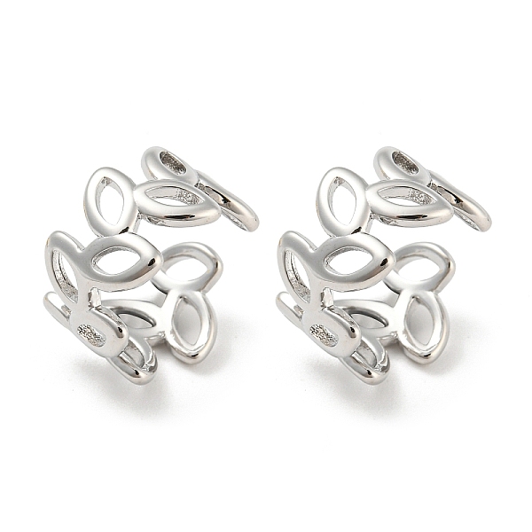 PandaHall Hollow Leafy Branch Brass Cuff Earrings, Non Piercing Earrings, Platinum, 13.5x8.5x14.5mm Brass Leaf
PandaHall Hollow Leafy Branch Brass Cuff Earrings, Non Piercing Earrings, Platinum, 13.5x8.5x14.5mm Brass Leaf