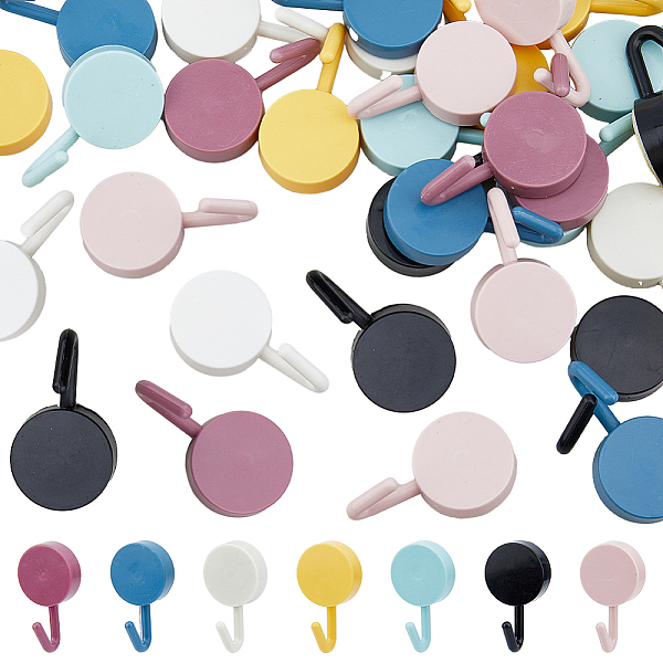 PandaHall DICOSMETIC 28Pcs 7 Colors Self-Adhesive Hook Hangers Utility Key Hooks Plastic Hook Hangers Stick on Door Hooks Wall Mounted Hooks..., Multicolor
PandaHall DICOSMETIC 28Pcs 7 Colors Self-Adhesive Hook Hangers Utility Key Hooks Plastic Hook Hangers Stick on Door Hooks Wall Mounted Hooks..., Multicolor