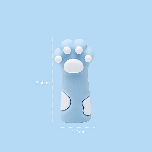 PandaHall Cute Cat Paw Print Silicone Pencil Cap, Stationery Protective Cover, School Supplies, Light Sky Blue, 3.4x1.3cm Silicone Paw Print
PandaHall Cute Cat Paw Print Silicone Pencil Cap, Stationery Protective Cover, School Supplies, Light Sky Blue, 3.4x1.3cm Silicone Paw Print